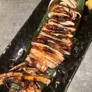 Grilled squid