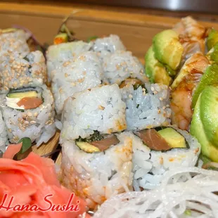 sushi and sashimi, food, sashimi, sushi