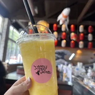 lemonade mango slushy