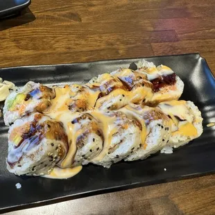 Jackson roll: was ok, might have been better without all of the mayo sauce on it
