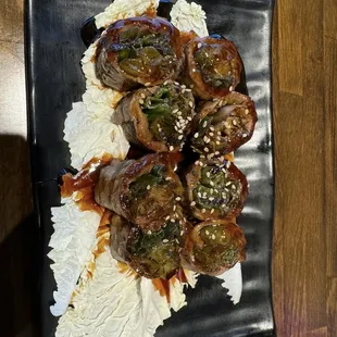 Beef Negimaki:  ok, flavor that I&apos;ve never had
