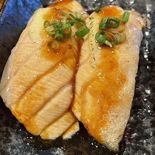 9/2020 Garlic Salmon Nigiri