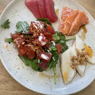 Sashimi and Poke Salad