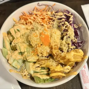 Blue Crab Poke Bowl