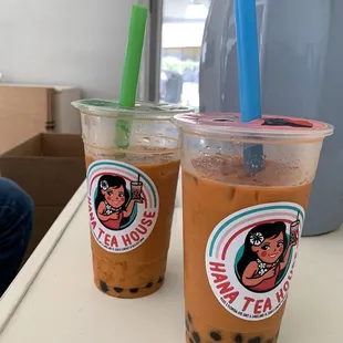 House Thai tea with boba