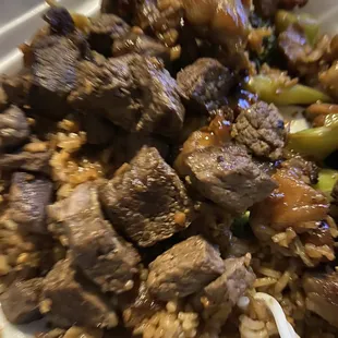 Steak and chicken combo