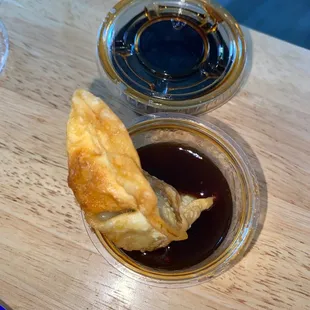 This is the only reason that I gave them a one star the dumplings were OK!