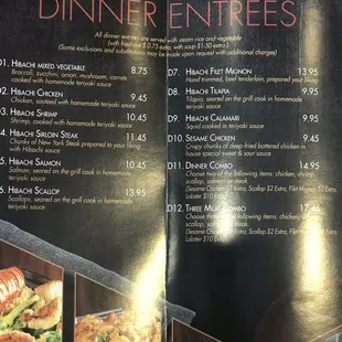 Menu April 2022