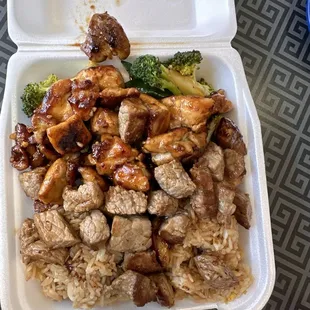 Steak &amp; Chicken lunch combo!