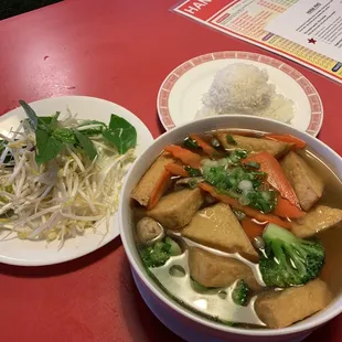 The best tofu pho!