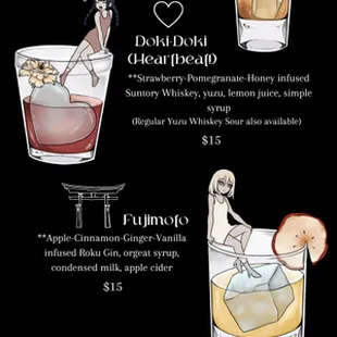 Japanese Infused Cocktails