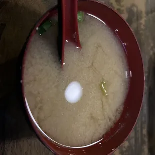 Miso soup - good