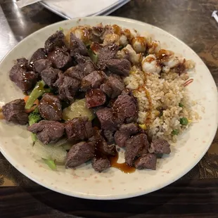 Filet mignon&amp; Lobster tail habichi