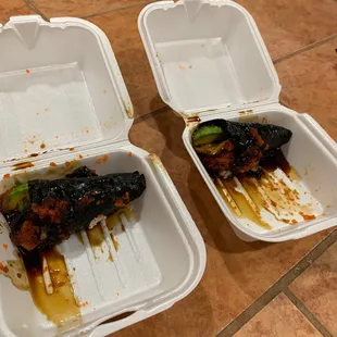 $25 rip off joke. No wasabi and stinking fish.