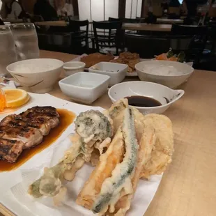 Love the variety of veggies tempura