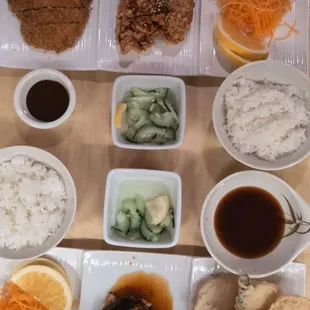 Bento boxes are so good here