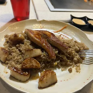Scallop Hibachi Lunch Special