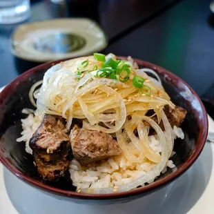 +$5.50 Japanese BBQ pork rice