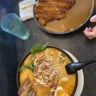 Ramen and curry
