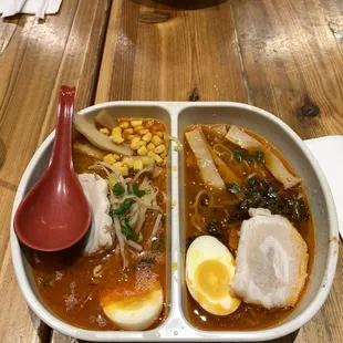 Dual option - Spicy Miso + Spicy Tonkotsu