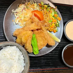 Fried Seafood Mix Bento