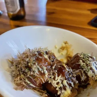 a plate of food on a table