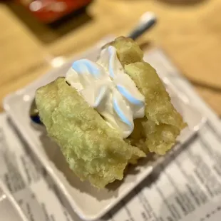 Green tea ice cream