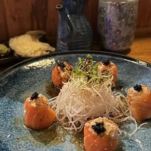 Miso Glaze Salmon Truffle