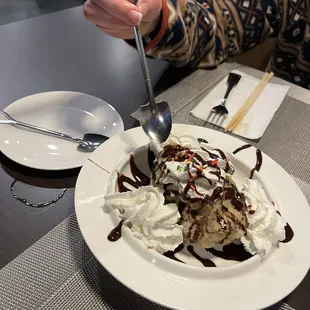 Tempura Fried Green Tea Ice Cream