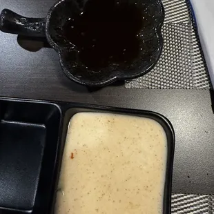 Yum yum sauce and rice sauce