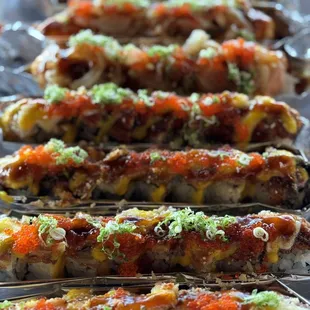 sushi and sashimi, sashimi, sushi, food