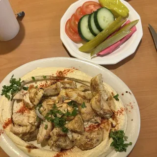 Hummus Chicken Plate