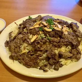 Beef Shawarma Rice Plate