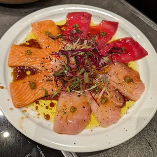 Tricolor Sashimi Carpaccio