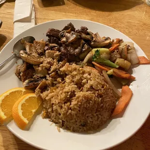 Steak &amp; chicken combination (lunch)