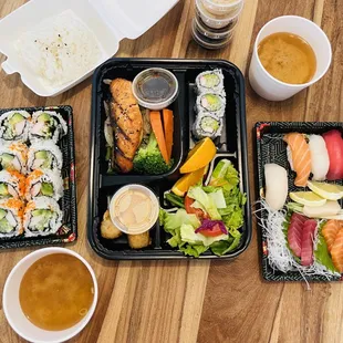 sashimi, food, sushi, sushi and sashimi