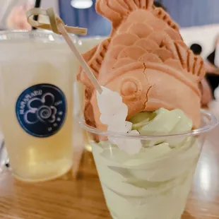 Taiyaki ice cream