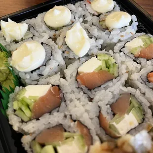 Boston roll and Philly roll