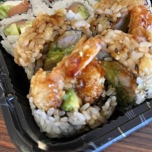 Tempura shrimp roll