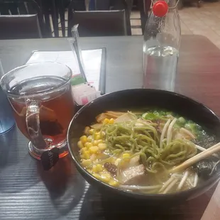 Spinach Ramen Noodles
