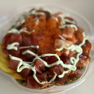 Large Fresh Poke to go without lid