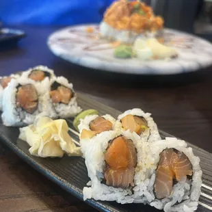 food, sushi and sashimi