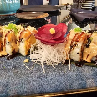 the Samurai Roll closer#yum #ReviewsByRL