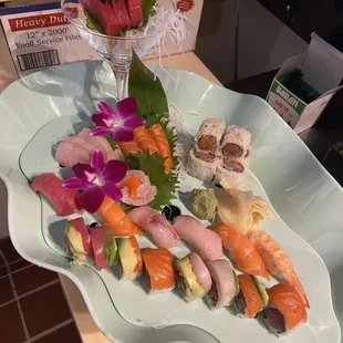 food, sushi, sushi and sashimi, sashimi