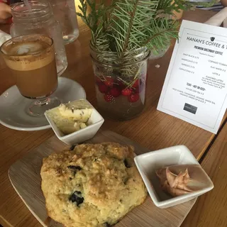 Blueberry Basil Scone