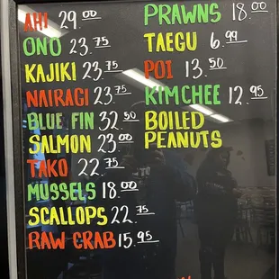 Menu Board