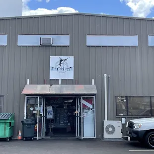 Entrance of store