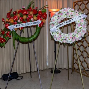 Funeral wreaths