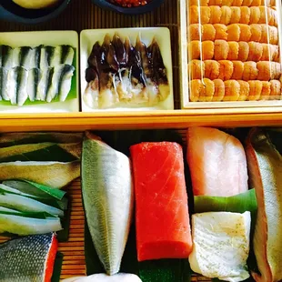 sushi and sashimi