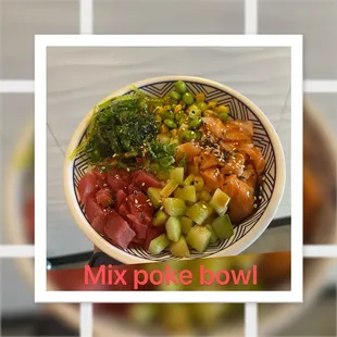 Mix poke bowl